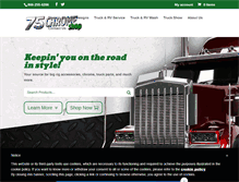 Tablet Screenshot of 75chromeshop.com